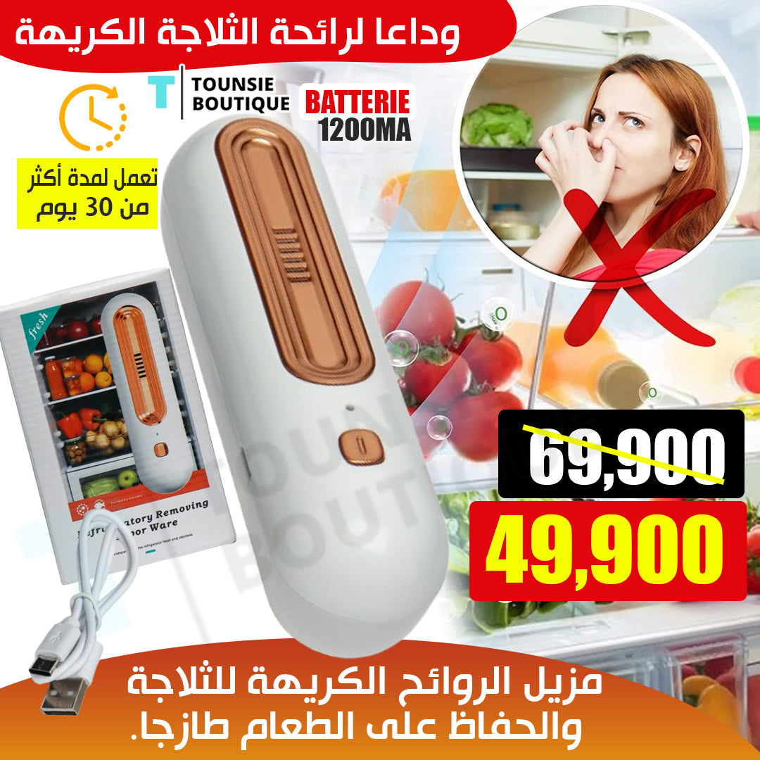 Désodorisant rechargeable pour réfrigérateur