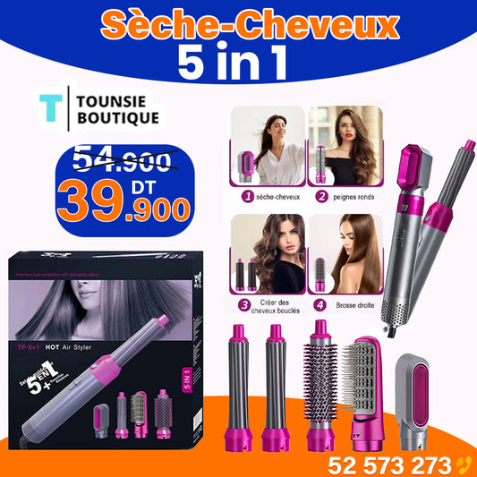 promotion kit sèche-cheveux 5 en 1 avec réduction