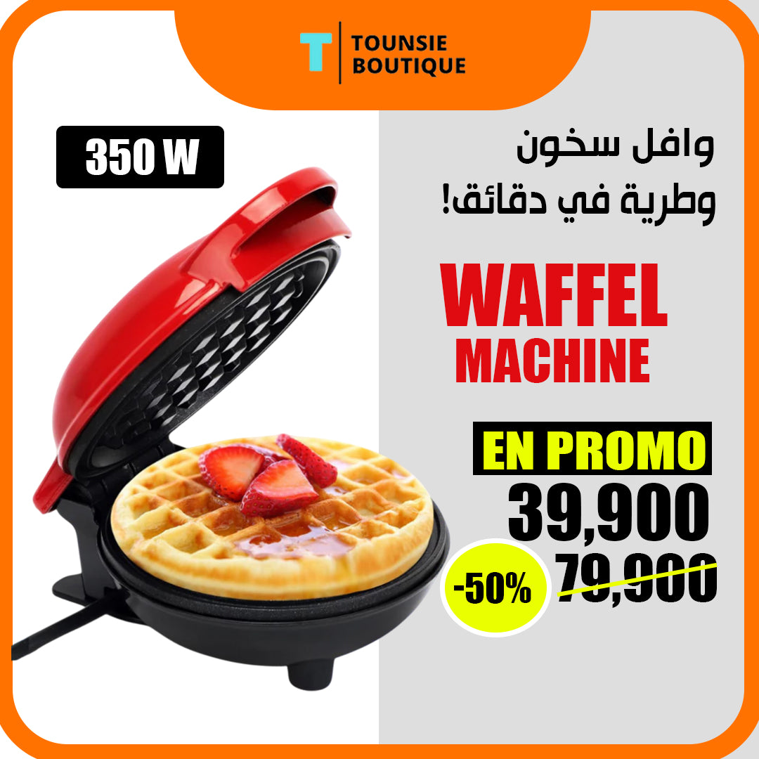 Mini Machine à Gaufres & waffels 2 en 1