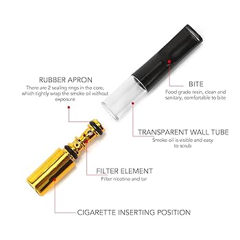 pack filtre cigarette + cendrier portable